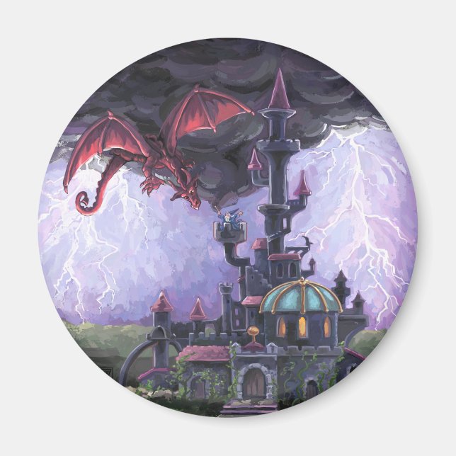 Dragon Castle Magnet (Front)