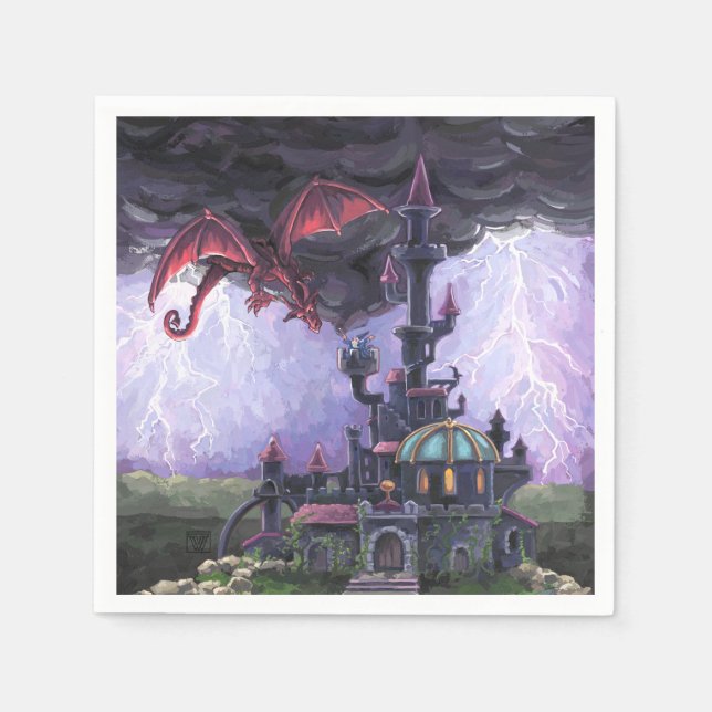 Dragon Castle Napkins (Front)