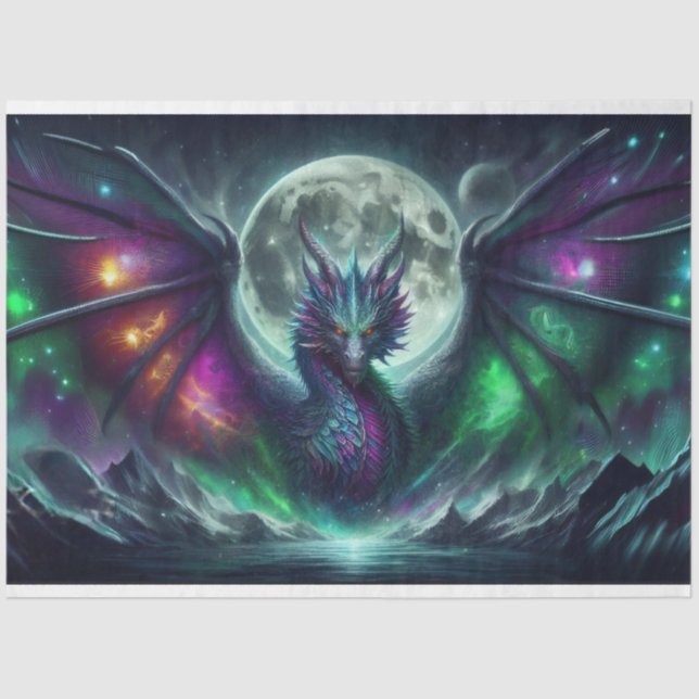 Dragon Celestial  Tissue Paper (Front)