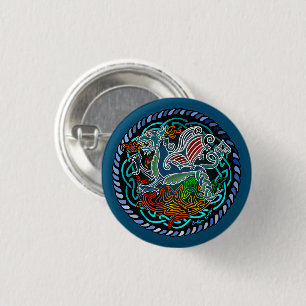 Dragon Celtic Button