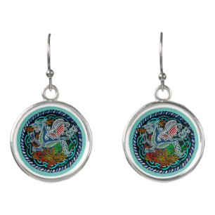 Dragon celtique earrings
