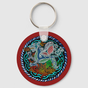 Dragon celtique keychain