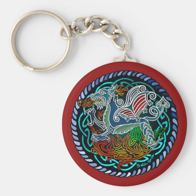 Dragon celtique keychain (Front)