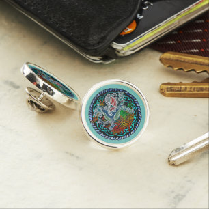 Dragon celtique lapel pin