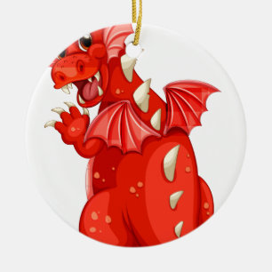 Dragon Ceramic Ornament