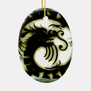 Dragon Ceramic Ornament