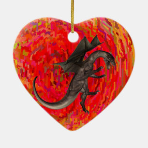 Dragon Ceramic Ornament