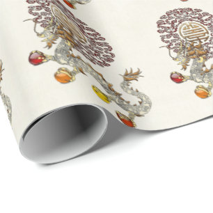 Dragon Chakra Wrapping Paper