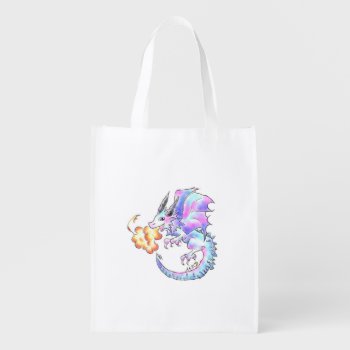 Dragon Chan Reusable Grocery Bag by mirai_moon at Zazzle