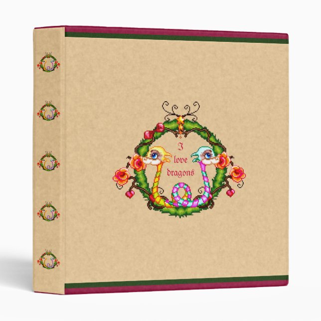 Dragon Charm Binder (Front/Spine)