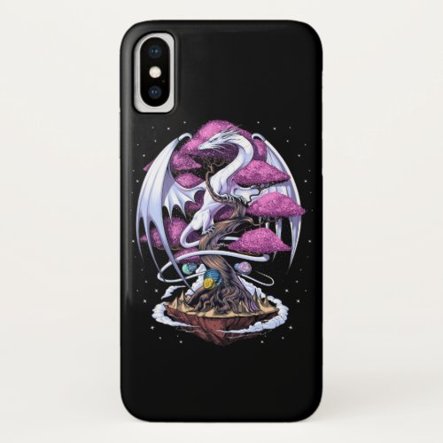 Dragon Cherry Blossom iPhone X Case