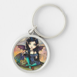 Dragon Child Cuge Big-Eye Fairy and Dragon Keychain