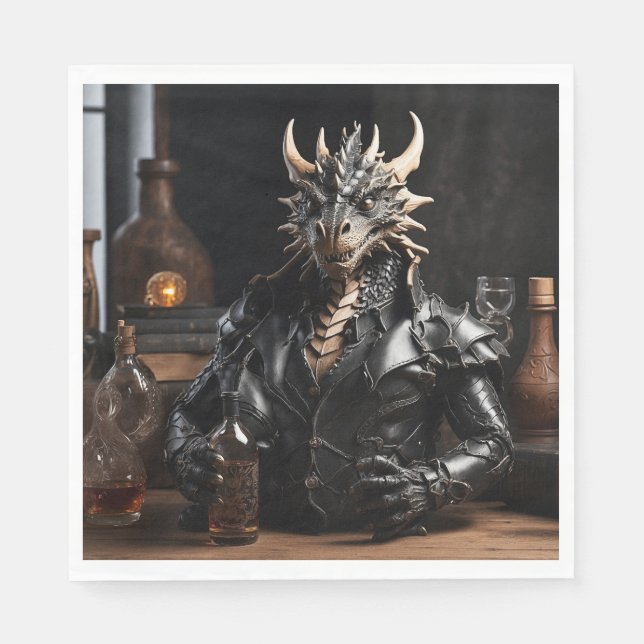 Dragon Chinese New Years Napkins (Front)