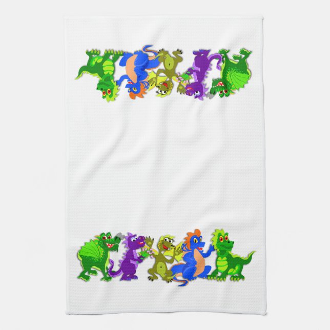 Dragon Chorus Line Towel (Vertical)