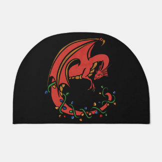 Dragon Christmas Doormat