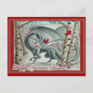 Dragon Christmas Yule Card
