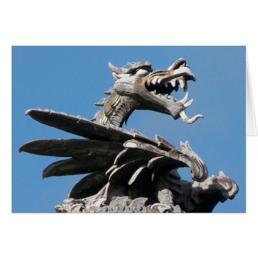 Dragon, City Hall, Cardiff, Wales, UK (Front Horizontal)