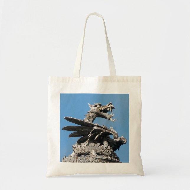 Dragon, City Hall Cardiff, Wales, UK Tote Bag (Front)