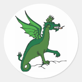 Dragon Clothing 34 Classic Round Sticker