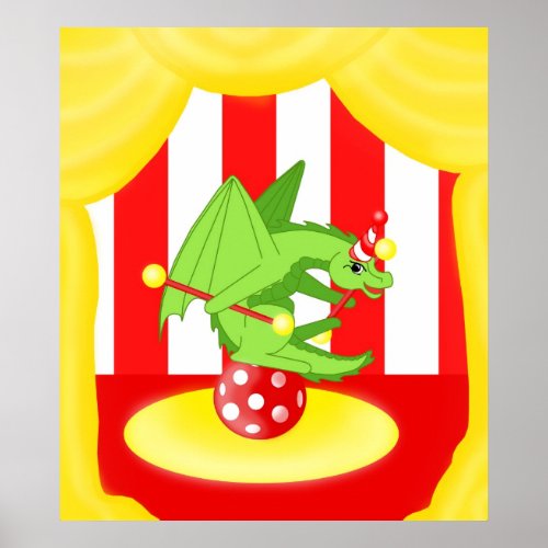 Dragon Clowne Poster