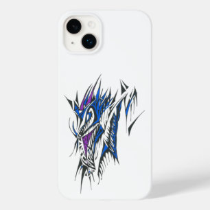Dragon Colorful Abstract Tribal Tattoo Art Case-Mate iPhone 14 Plus Case