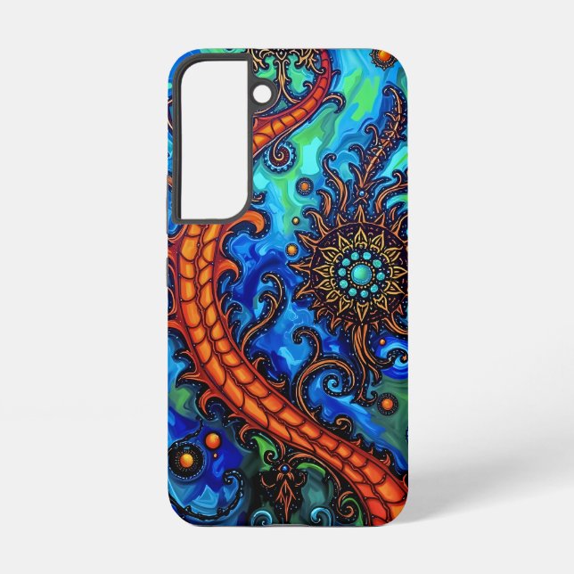 Dragon Comet: Celestial Flame Samsung Galaxy Case (Back)