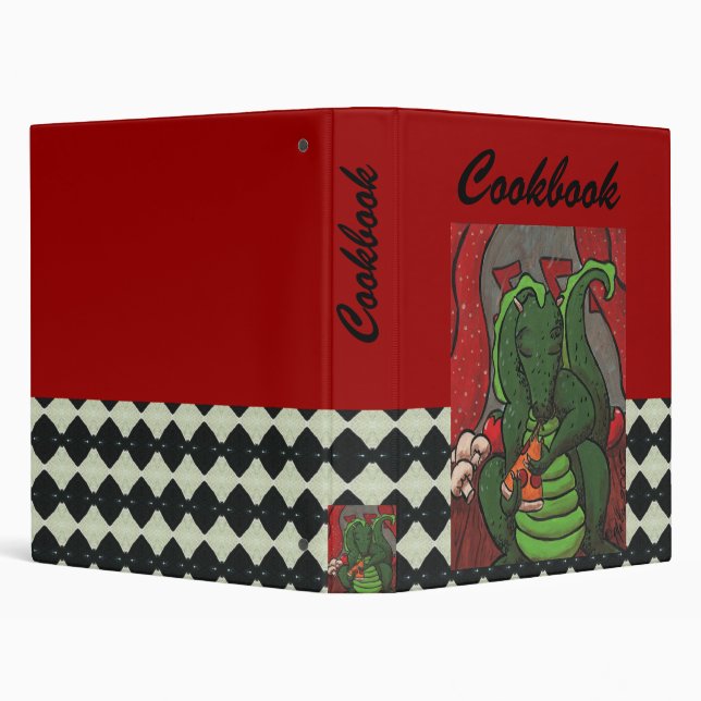 Dragon Cookbook Binder (Background)
