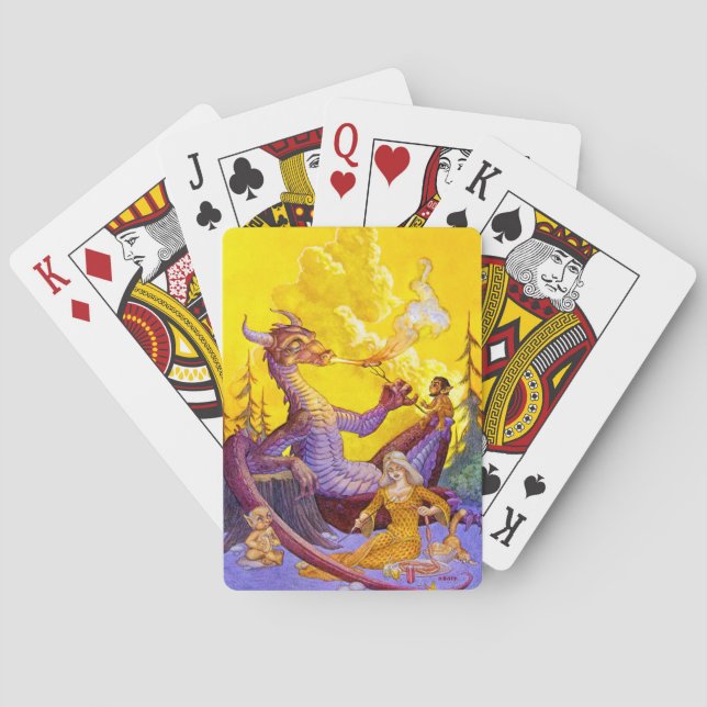 Dragon Cookout Poker Cards (Back)