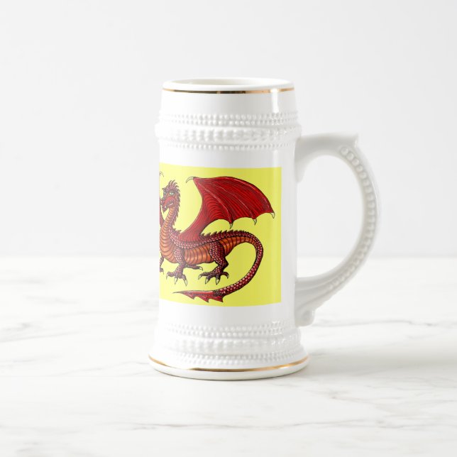 Dragon cool beer mug design (Right)