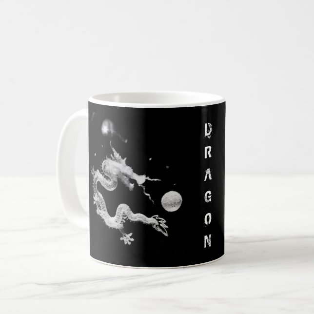 Dragon - Crystal Dragon Lore, Birth of Dragon Coffee Mug (Front Left)