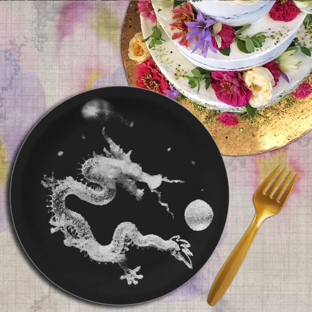 Dragon - Crystal Dragon Lore, Birth of Dragon Paper Plates (Creator Uploaded)