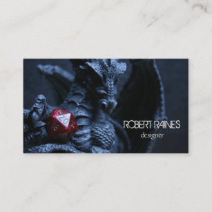 Dragon d20 RPG roleplay Business Card