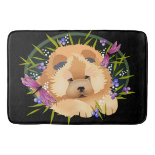 DRAGON DANCE chow puppy crate/bath mat