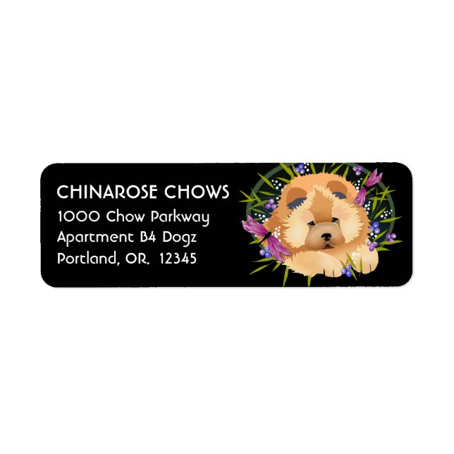 DRAGON DANCE CHOW - Return Address Labels Customiz (Front)