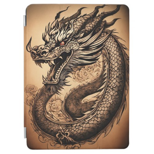 Dragon Dance iPad Cover Embrace the Mystical Pow iPad Air Cover