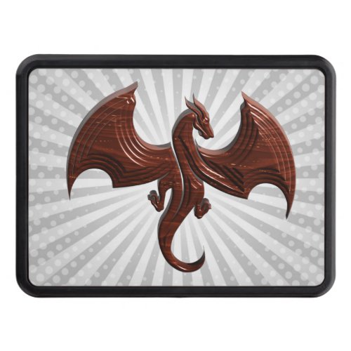 Dragon Dark Oak Hitch Cover