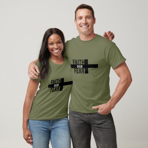 Dragon Defense  Faith Over Fear  Veteran Owned T_Shirt