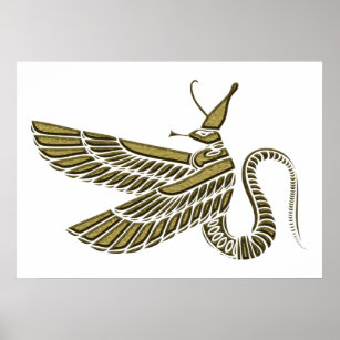 dragon - demon of ancient Egypt Poster