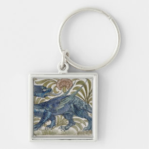 'Dragon' design for a tile (w/c on paper) Keychain