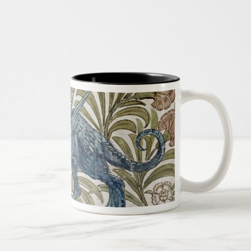 Dragon design for a tile wc on paper Two_Tone Coffee Mug