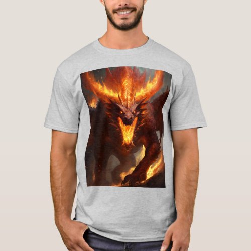 Dragon design it looks unique  T_Shirt