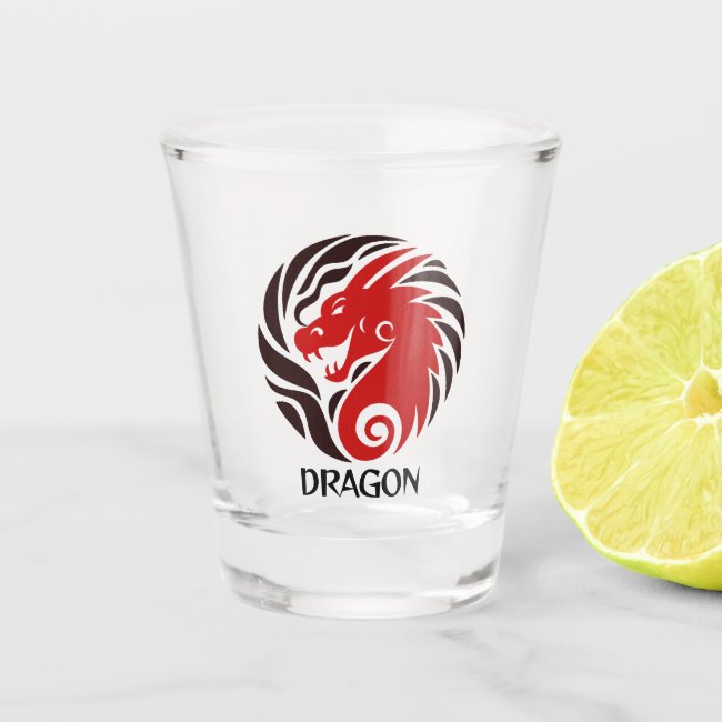 Dragon Design Shot Glass