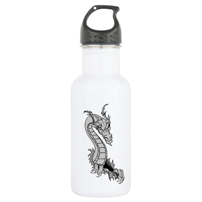 dragon design stainless steel water bottle (Front)