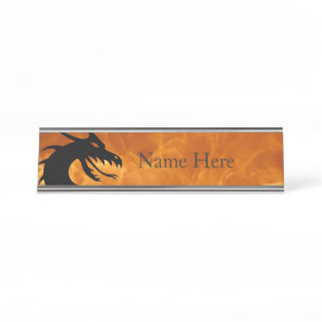 Dragon Desk Name Plate