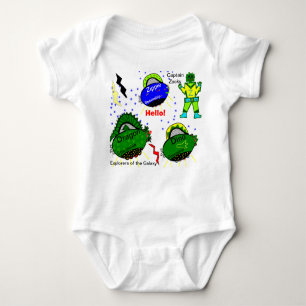 Dragon Dino Spaceships Captain Zacky Robot Baby Bodysuit