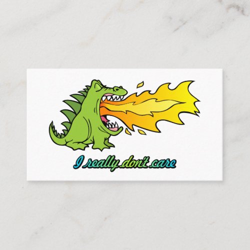 Dragon Dont Care Business Card