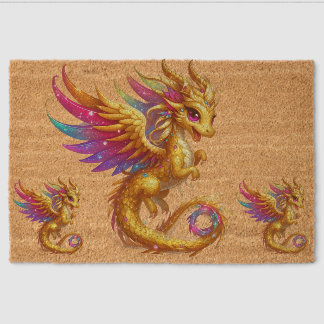 Dragon Doormat Fiber Doormat