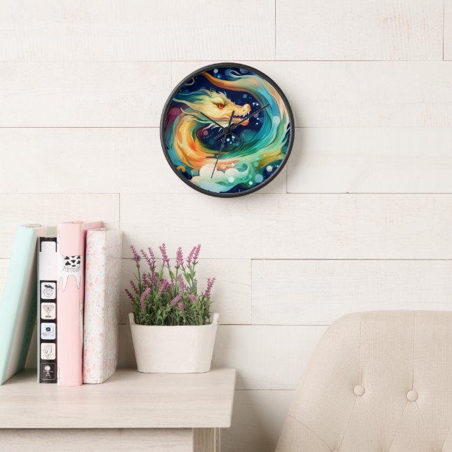 Dragon Dream Animal 6 Clock (Reading Room)