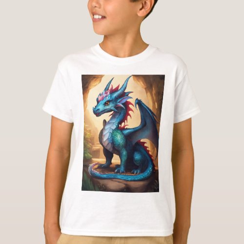 Dragon Dreams 3D Adventure for Little Ones Kids  T_Shirt