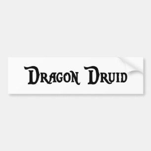 Dragon Druid Bumper Sticker